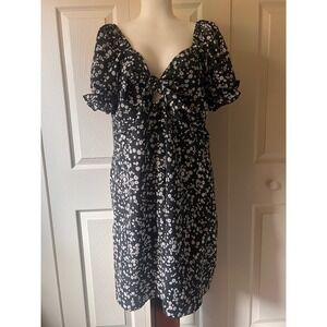 Babydoll Mini Dress 2XL Boho Western Cowgirl Coquette Milkmaid Cottagecore